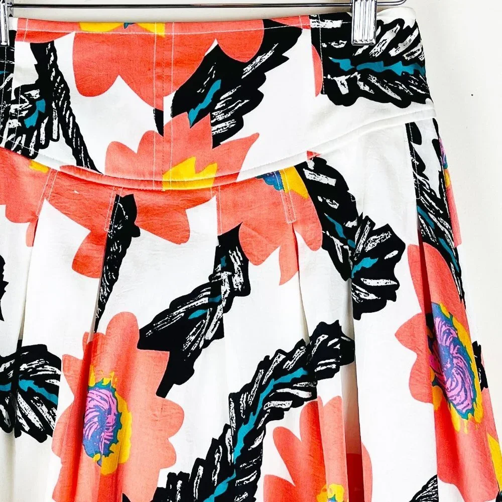 2/$20 Free People Floral Skater Skirt XS